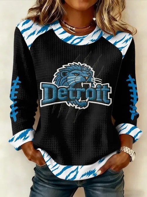 Musemora - Women's Detroit Lions Sweatshirt - Football