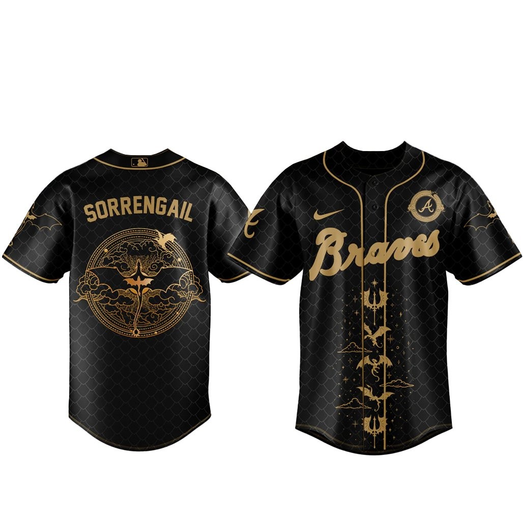 Atlanta Braves x Fourth Wing Night 2026 Baseball Jersey