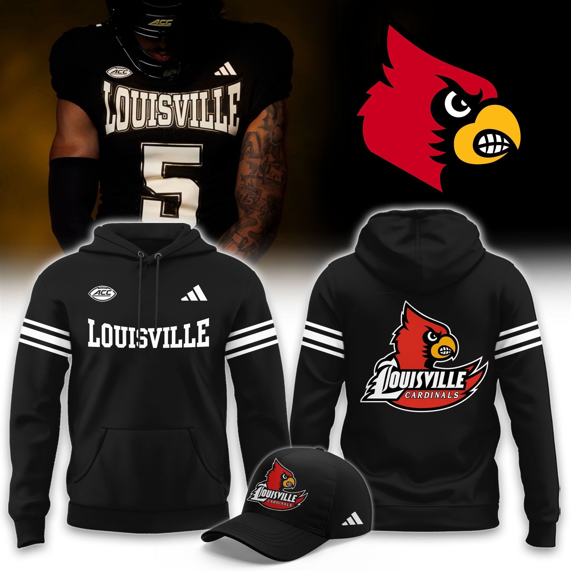 Musemora - Men's Arizona Cardinals Hoodie - Football