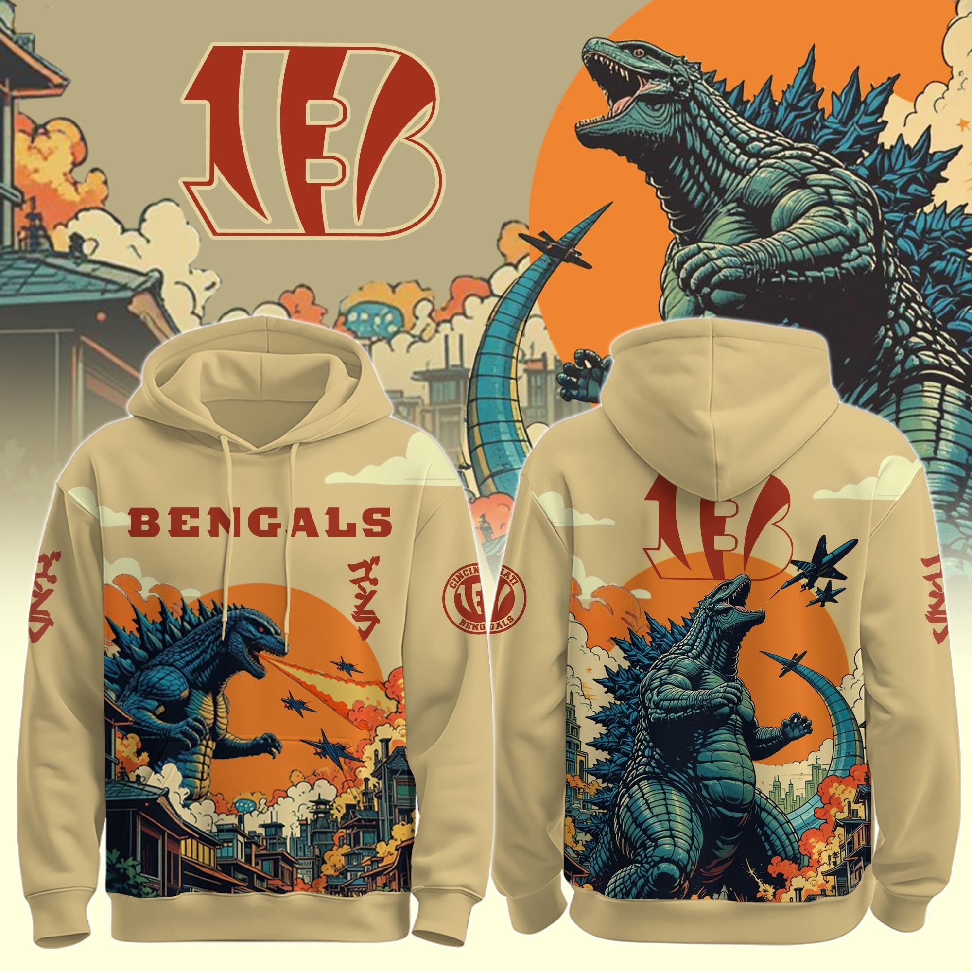 Musemora - Unisex Cincinnati Bengals Hoodie