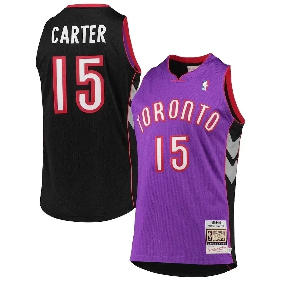 Vince Carter Toronto Raptors Mitchell & Ness 1999/2000 Hardwood Classics Jersey Purple