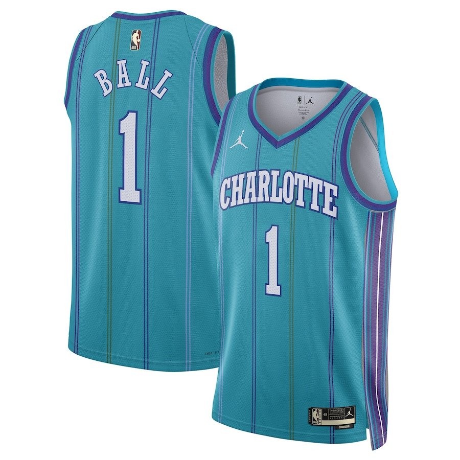 LaMelo Ball 1 Charlotte Hornets 2023/24 Swingman Jersey Classic Edition Teal Unisex