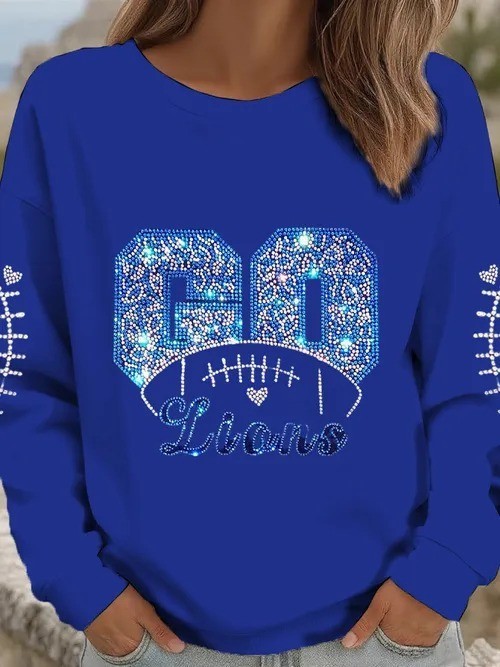 Musemora - Women's Detroit Lions Sweatshirt - Football