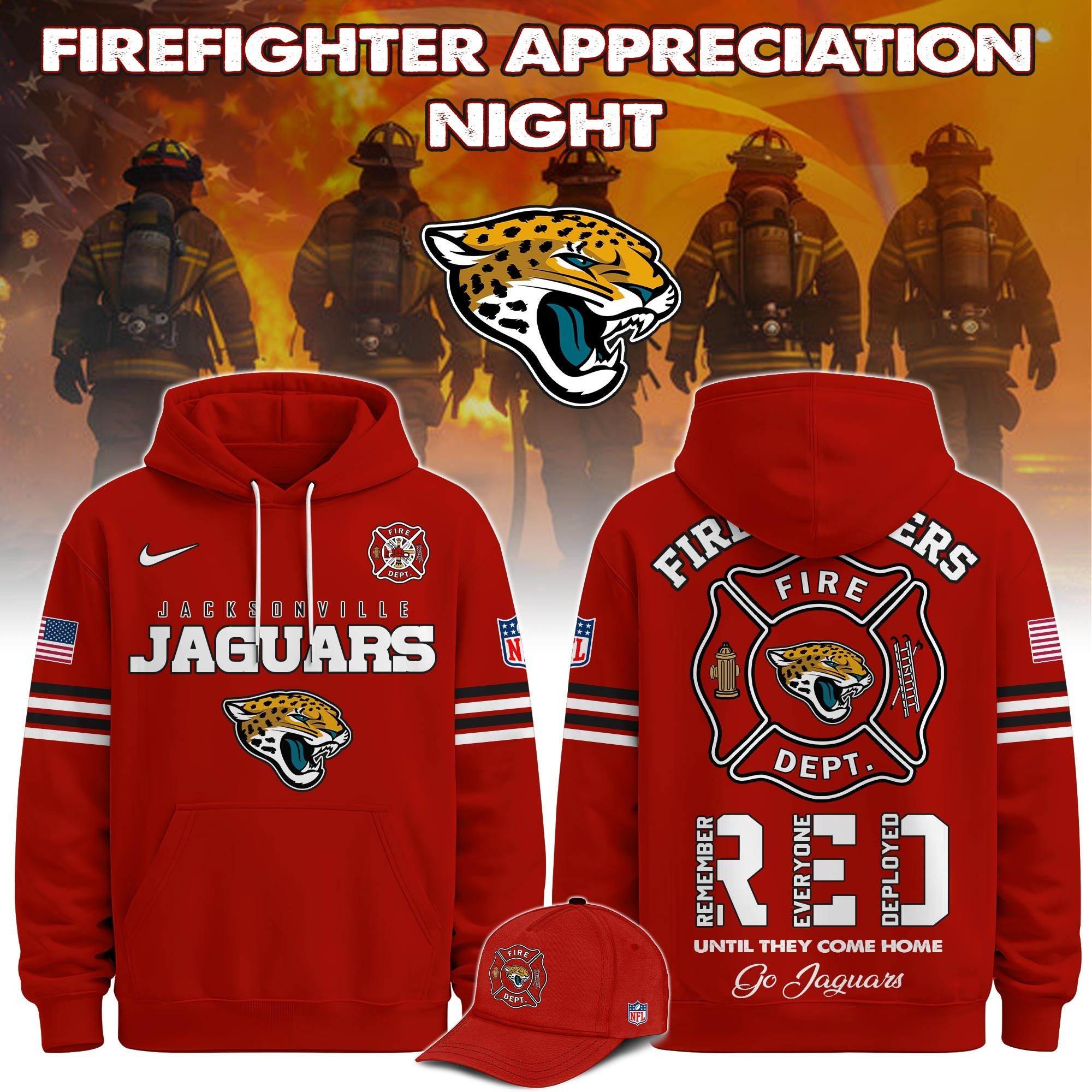 Musemora - Unisex Jacksonville Jaguars Hoodie
