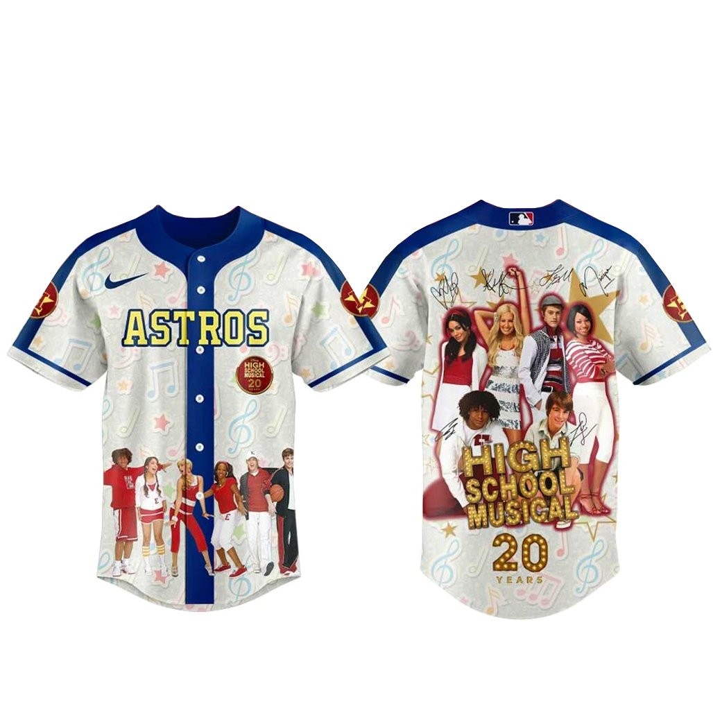 Houston Astros x 20th Anniversary High School Musical Baseball Jersey