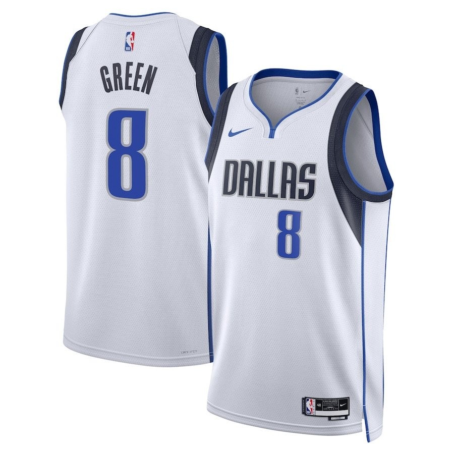 Josh Green 8 Dallas Mavericks Unisex Swingman Jersey Association Edition White