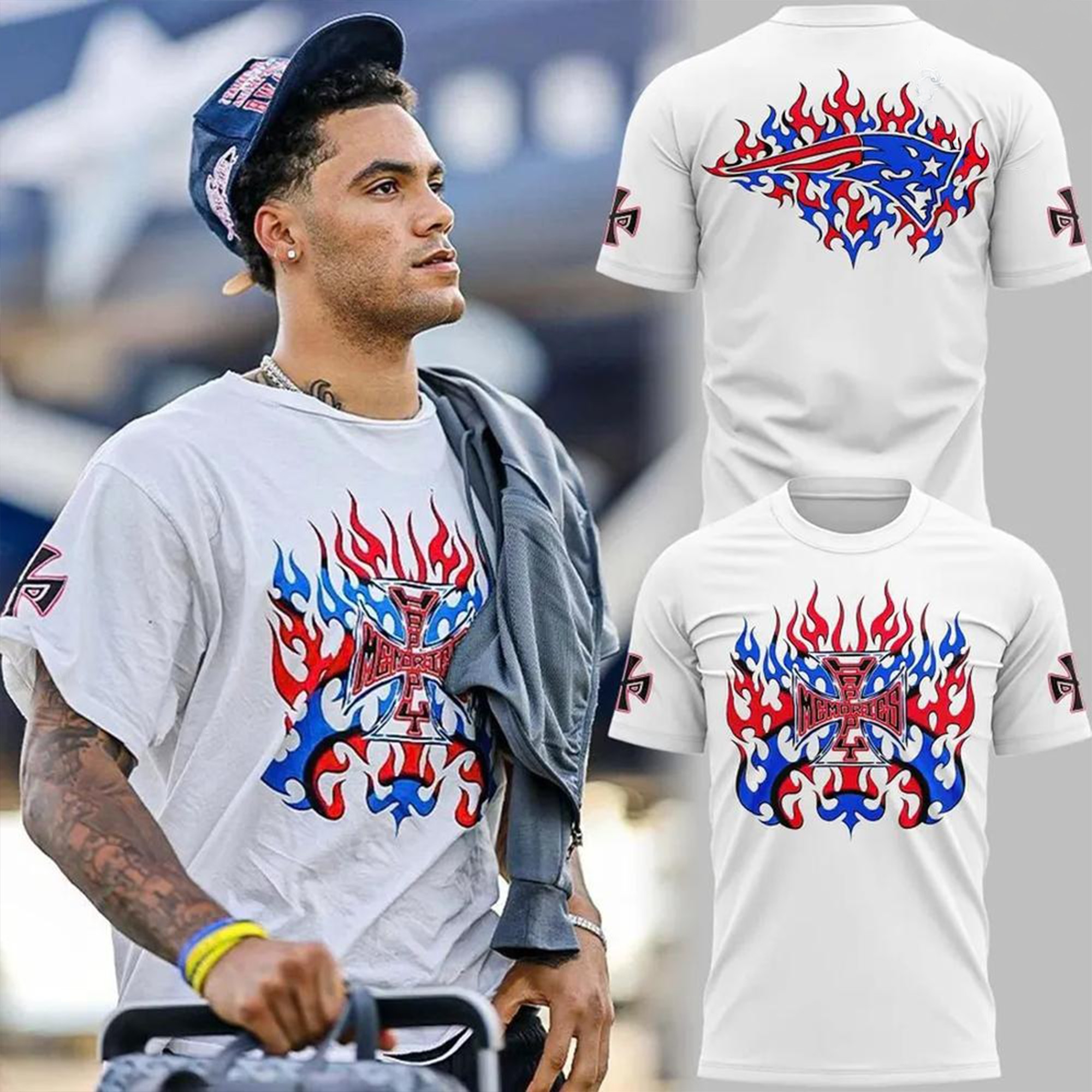 Musemora - Unisex New England Patriots T-Shirt - Game Day