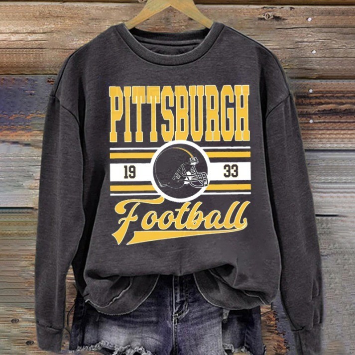 Musemora - Women's Pittsburgh Steelers Sweatshirt - Game Day Football