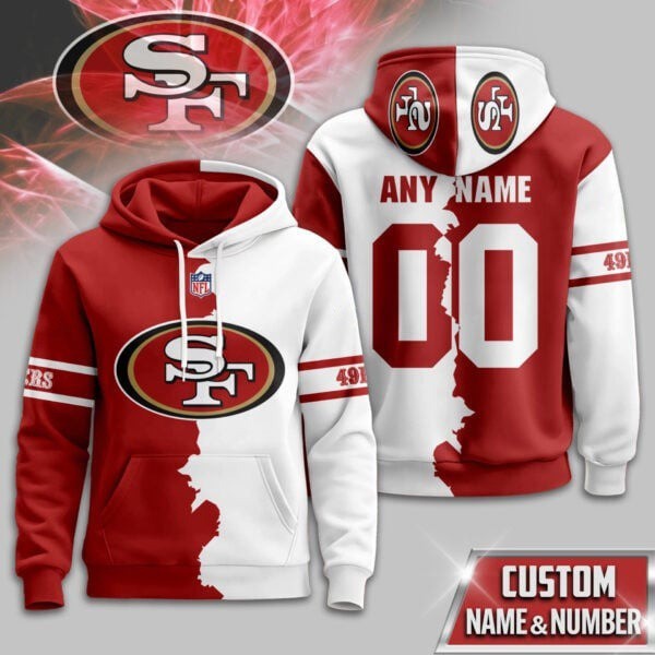 Musemora - Unisex San Francisco 49ers Hoodie - Game Day Football