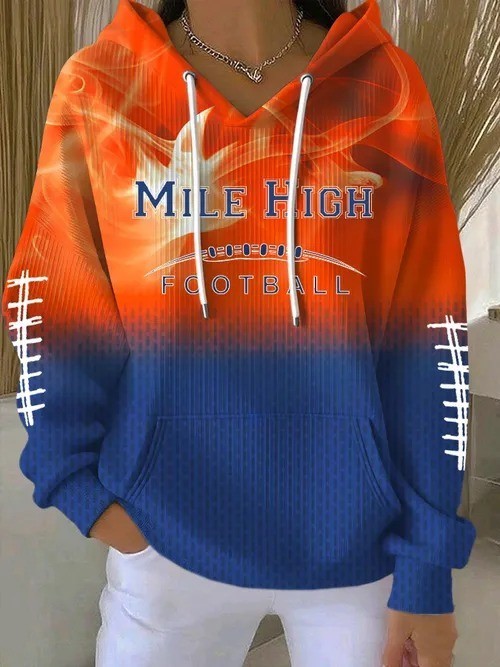 Musemora - Unisex Denver Broncos Hoodie - Football
