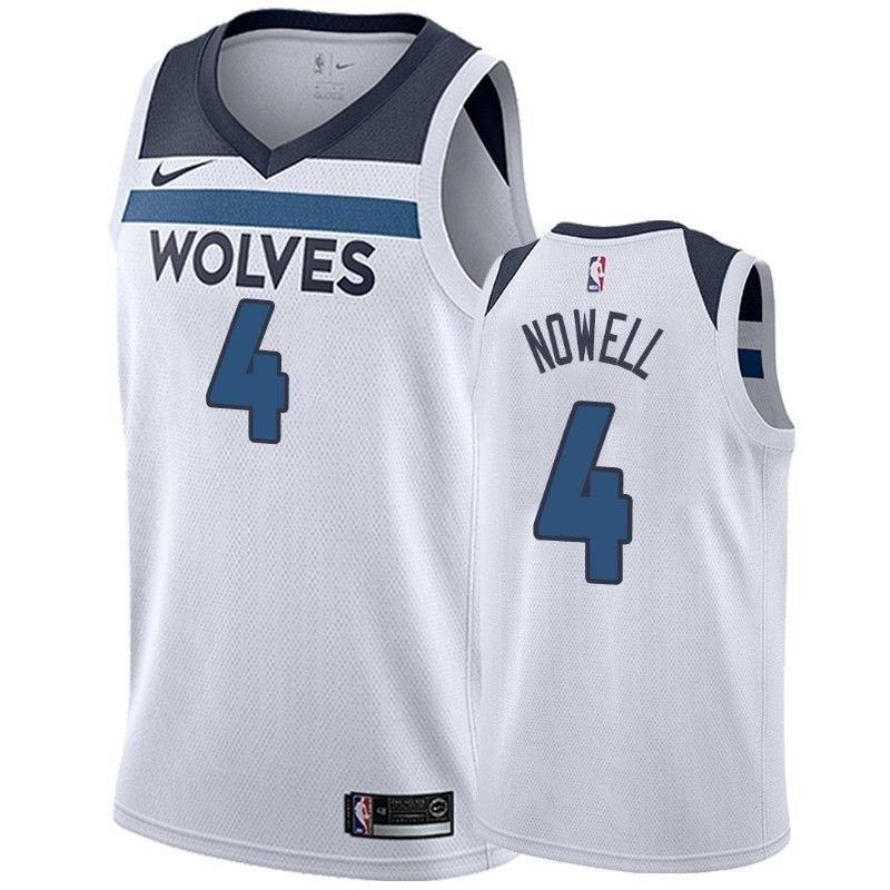 Men's Minnesota Timberwolves Jaylen Nowell #4 Association Jersey - Multicolor