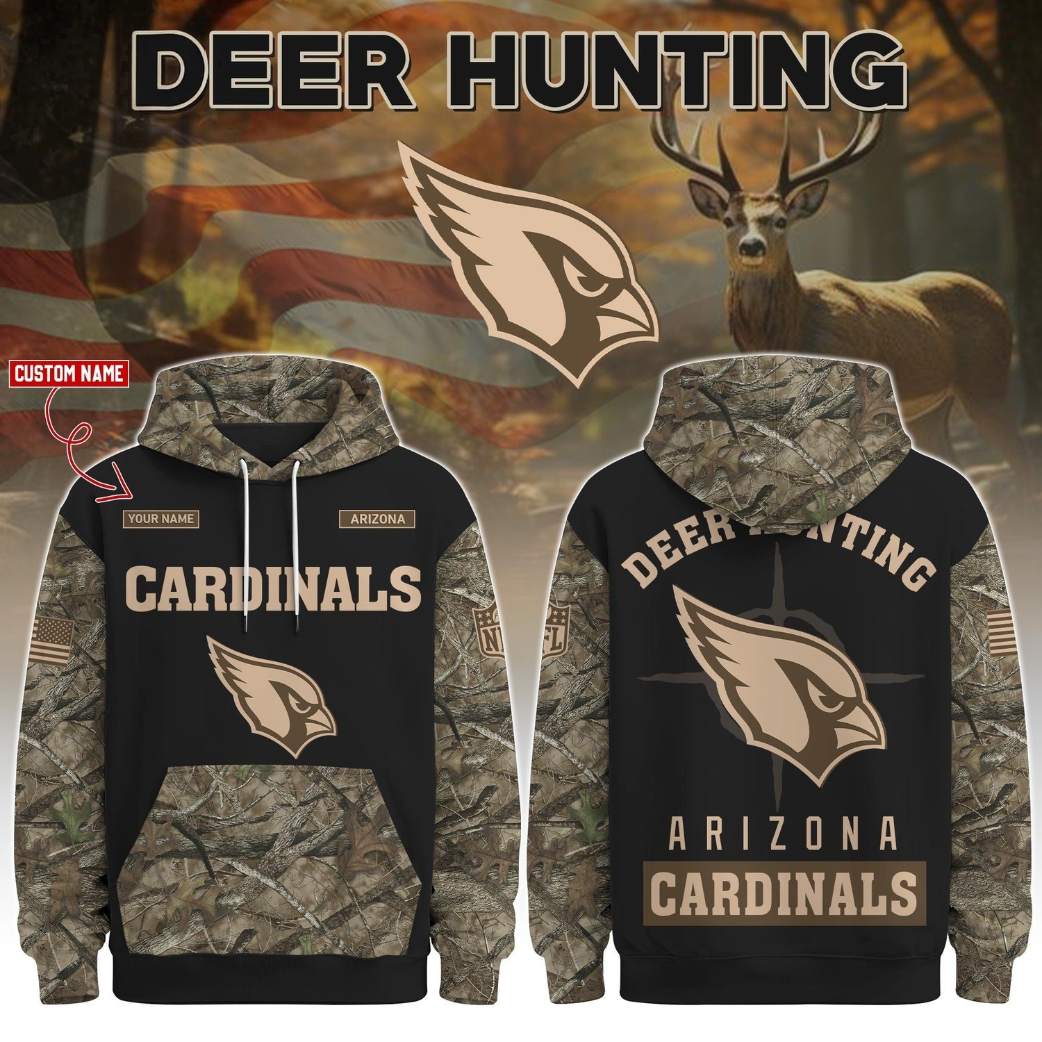 Musemora - Unisex Arizona Cardinals Sweatshirt