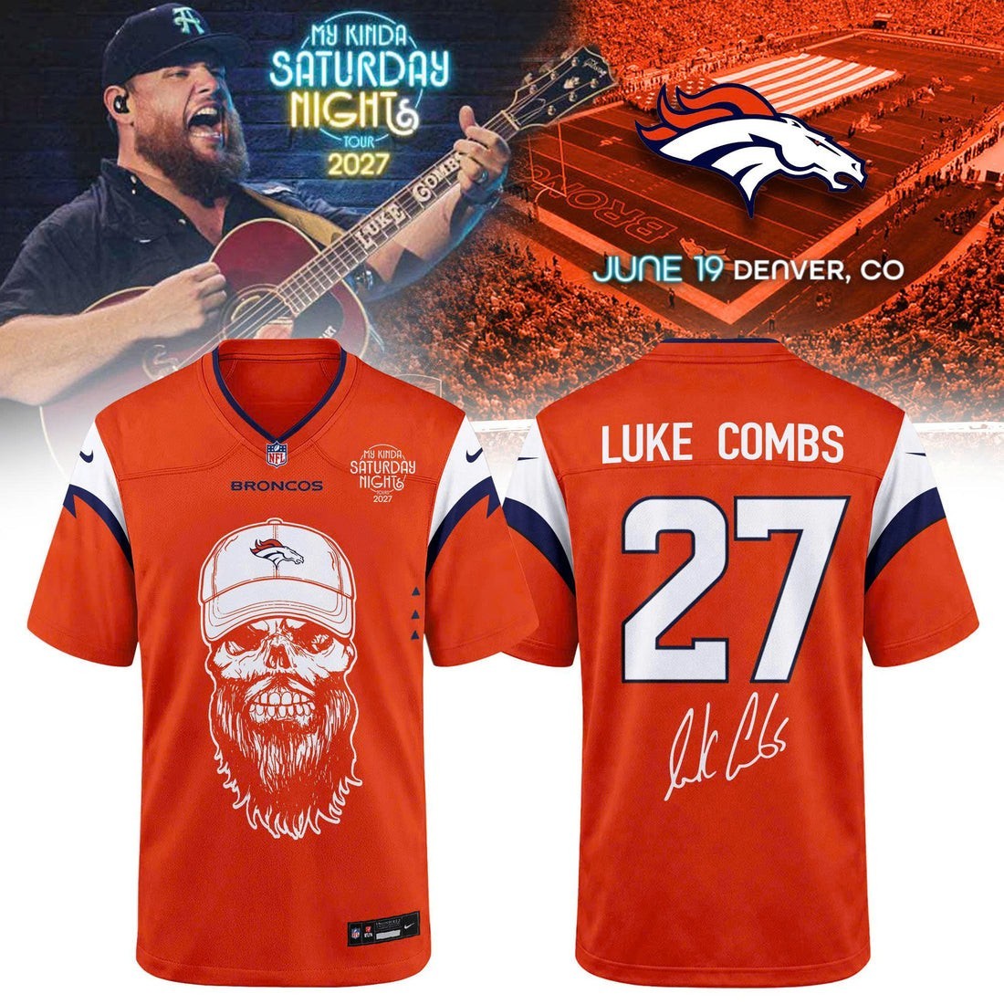 Musemora - Unisex Denver Broncos Jersey