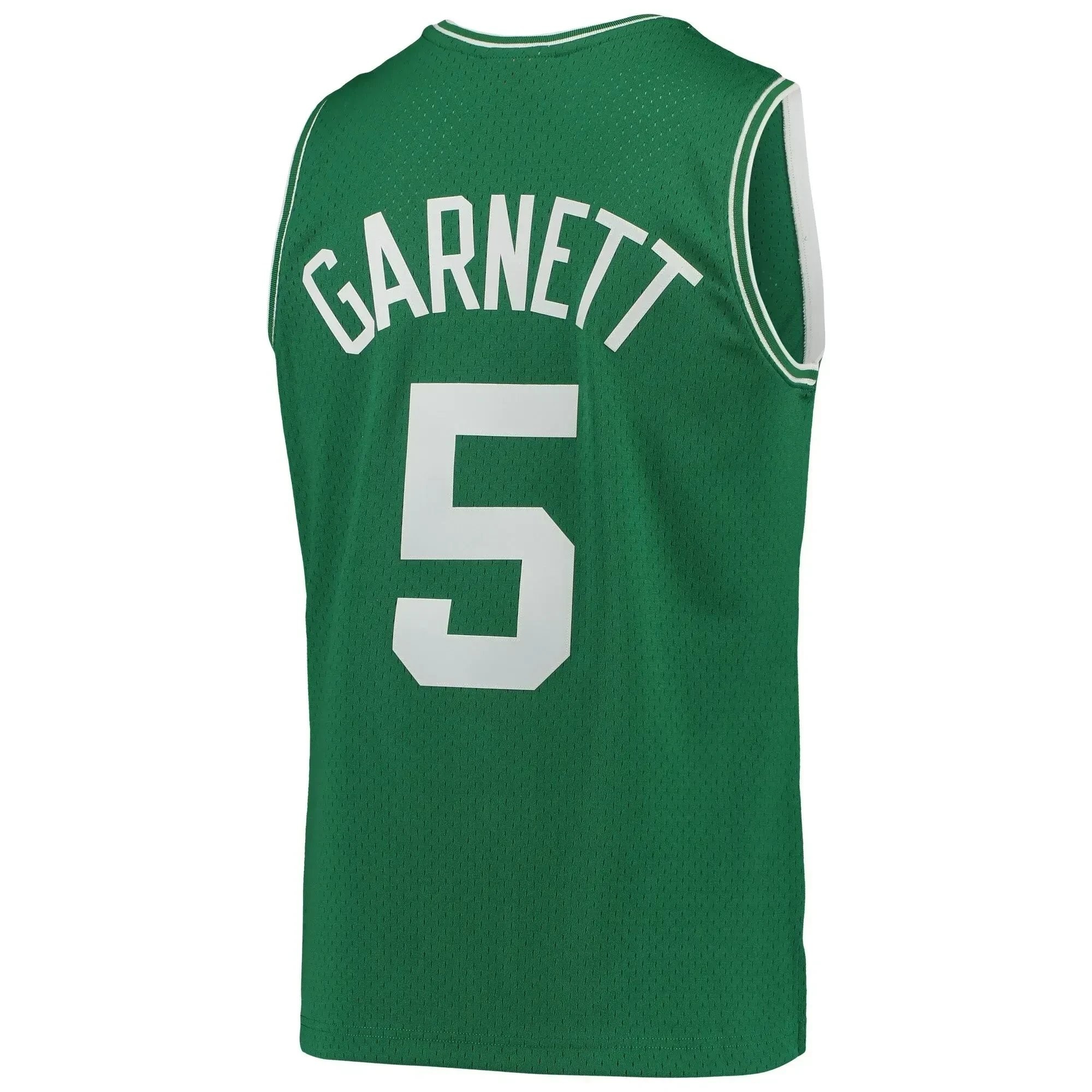 Kevin Garnett Boston Celtics Mitchell Ness Hardwood Classics 2007-08 Swingman Jersey - Kelly Green - Image 3