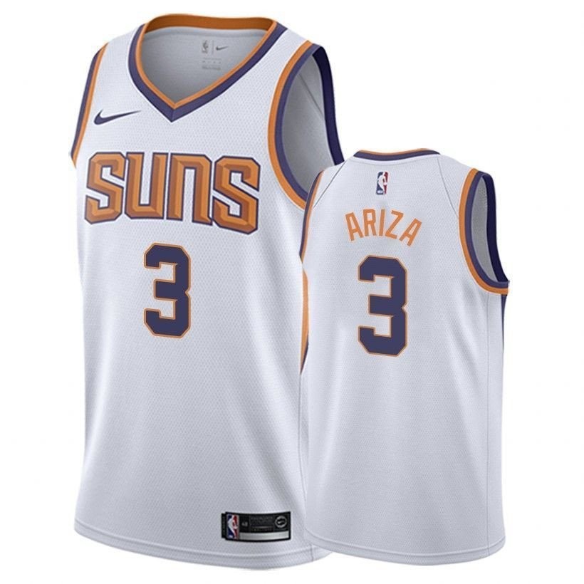 Men's Trevor Ariza #3 Association White NBA Basketball Jersey