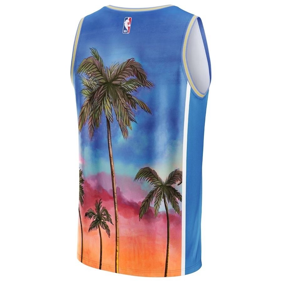 Miami Heat NBA & KidSuper Studios Unisex Hometown Jersey - Blue - Image 3