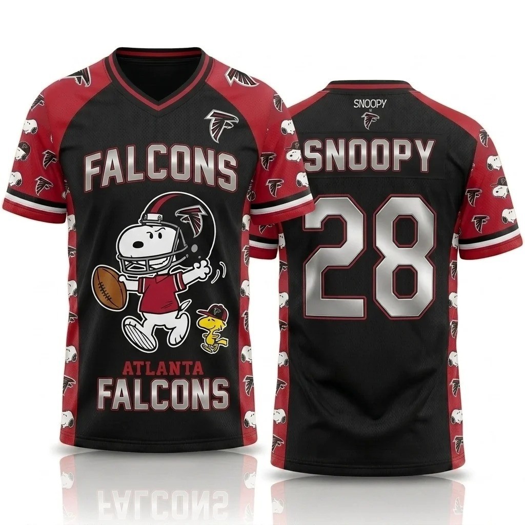 Musemora - Unisex Atlanta Falcons Jersey - Game Day Football