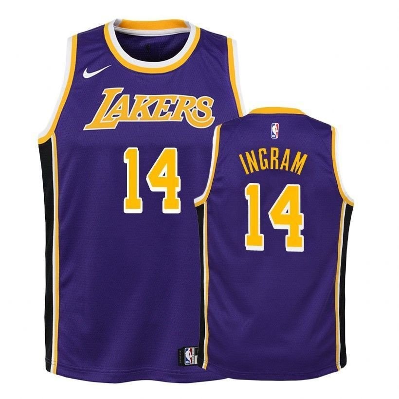 Youth Lakers Brandon Ingram 14 2018-19 Statement Purple Jersey Unisex