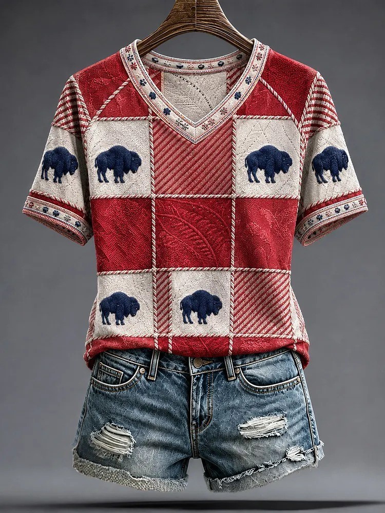 Musemora - Women's Buffalo Bills Shirt - Football