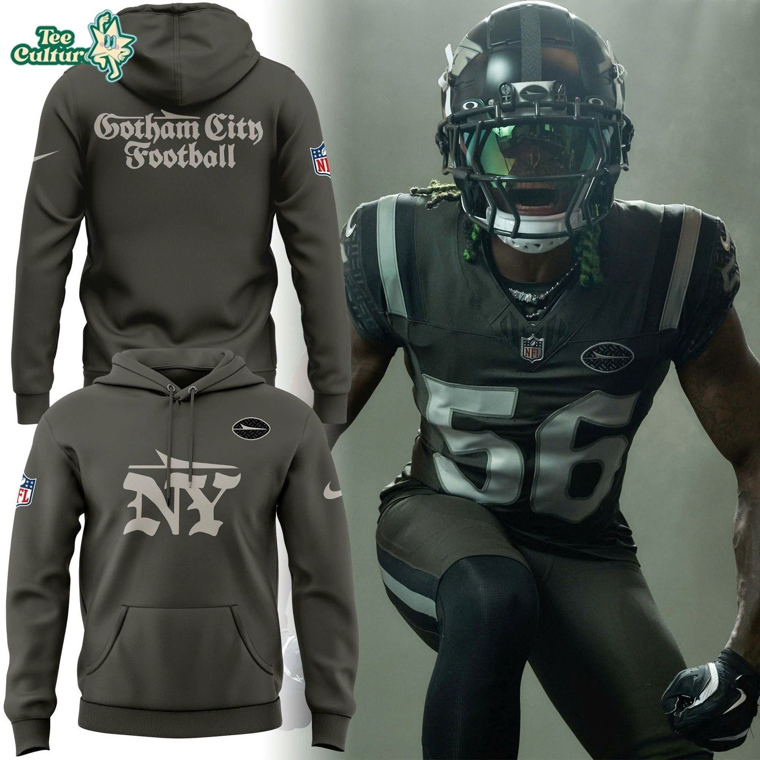 Musemora - Unisex New York Jets Hoodie - Game Day