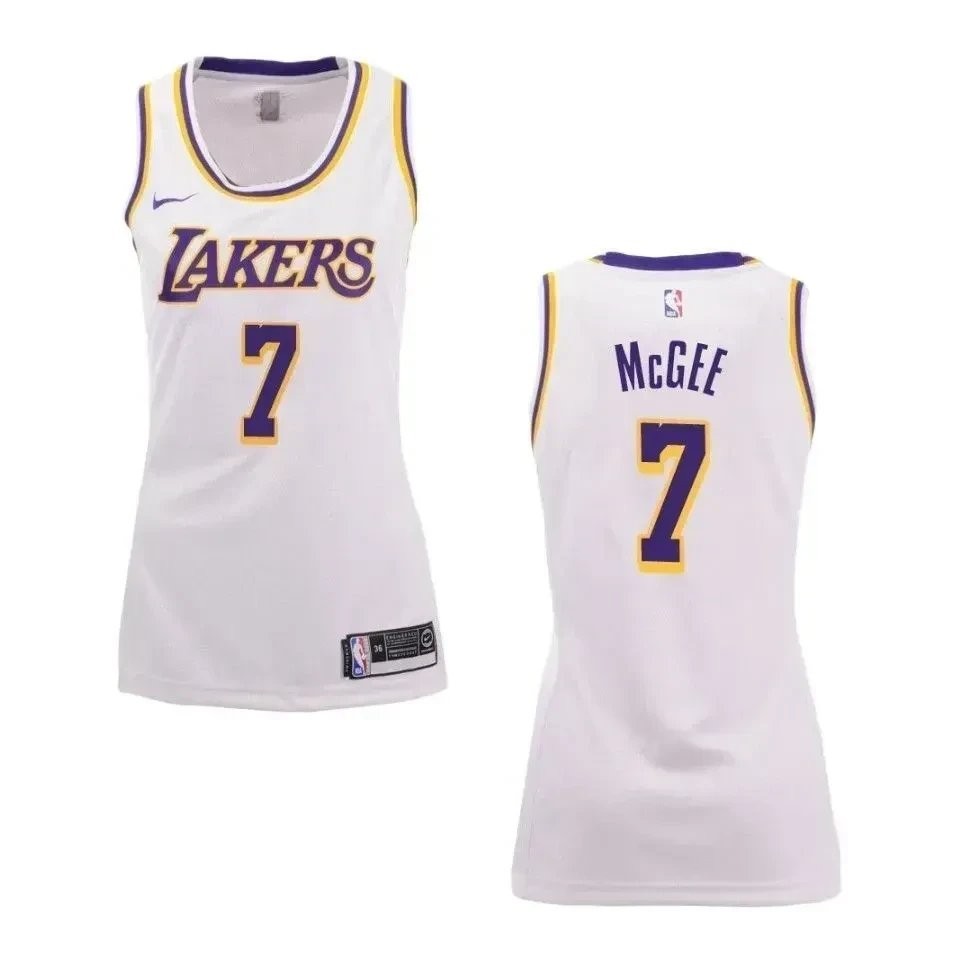 Women's Los Angeles Lakers 7 JaVale McGee Association Swingman Jersey White