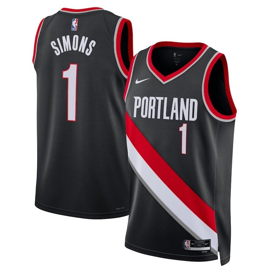Anfernee Simons Portland Trail Blazers Unisex Swingman Jersey Icon Edition Black
