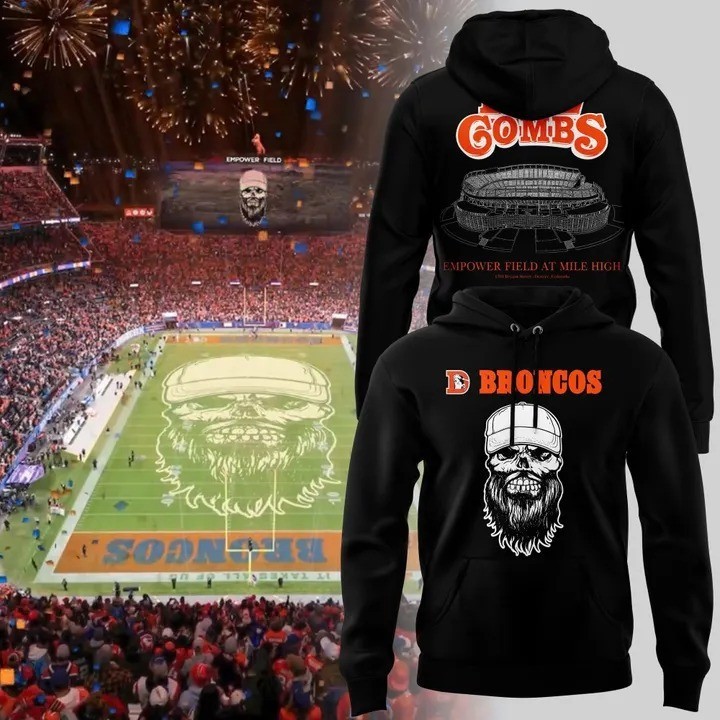 Musemora - Men's Denver Broncos Hoodie - Game Day Football