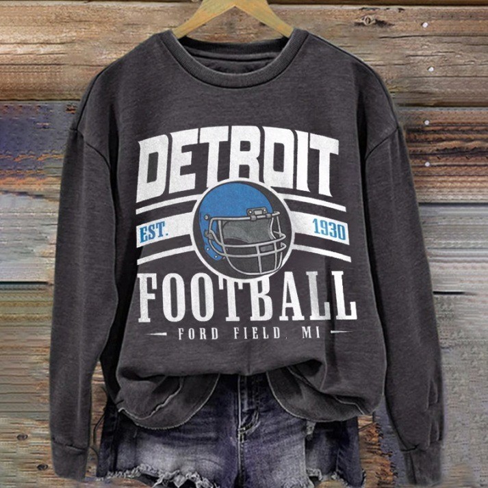 Musemora - Unisex Detroit Lions Sweatshirt - Football