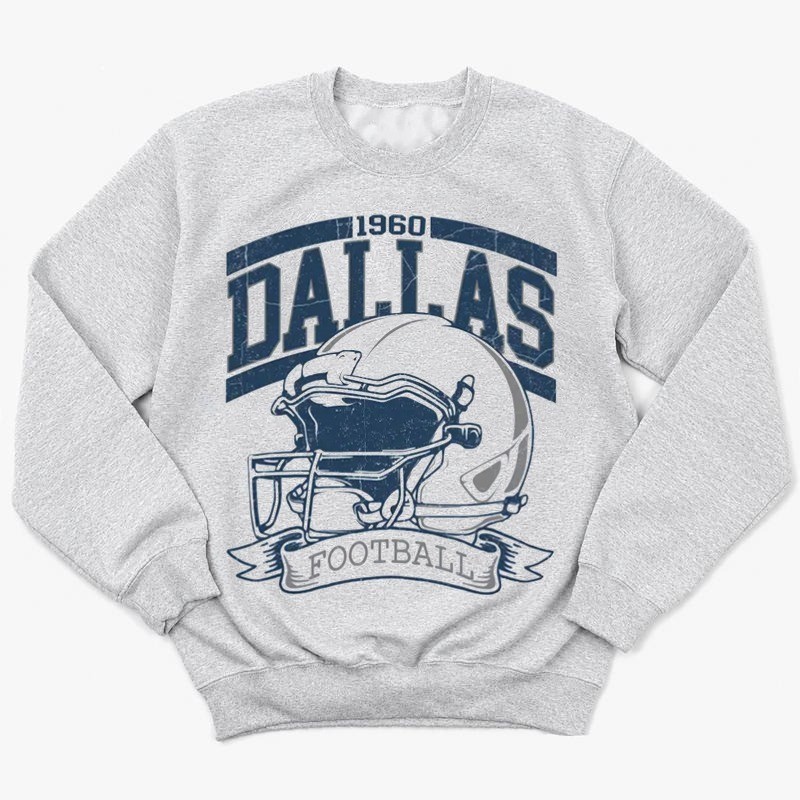 Musemora - Women's Dallas Cowboys Sweatshirt - Game Day Football
