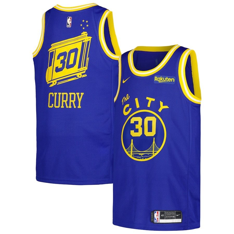 Stephen Curry 30 Golden State Warriors Swingman Jersey Classic Edition Royal - Mens