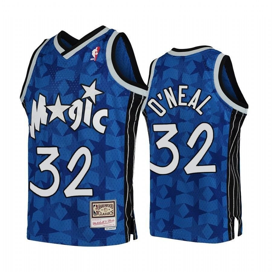 Youth Shaquille O'Neal Orlando Magic Blue Hardwood Classics Jersey S-3XL