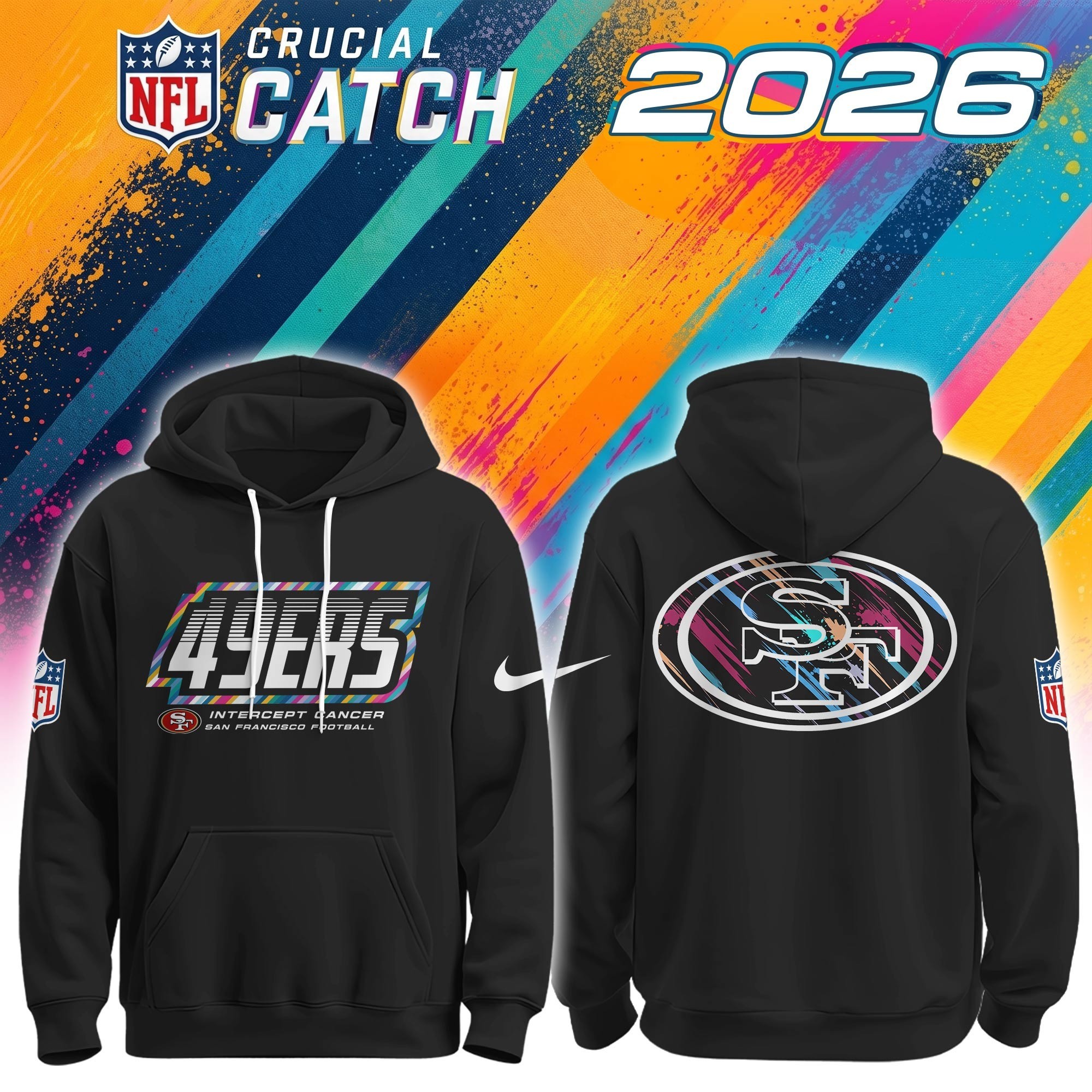 Musemora - Men's San Francisco 49ers Hoodie - Game Day Football