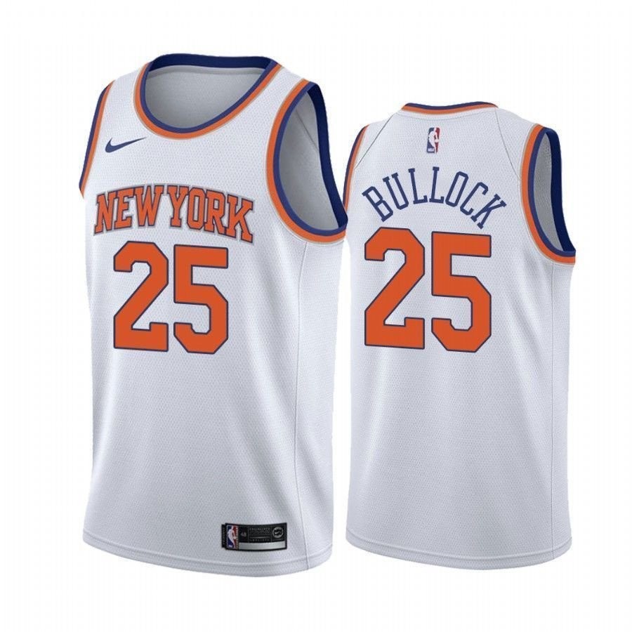 Men's New York Knicks Reggie Bullock 25 Association Jersey - Multicolor 100% Polyester
