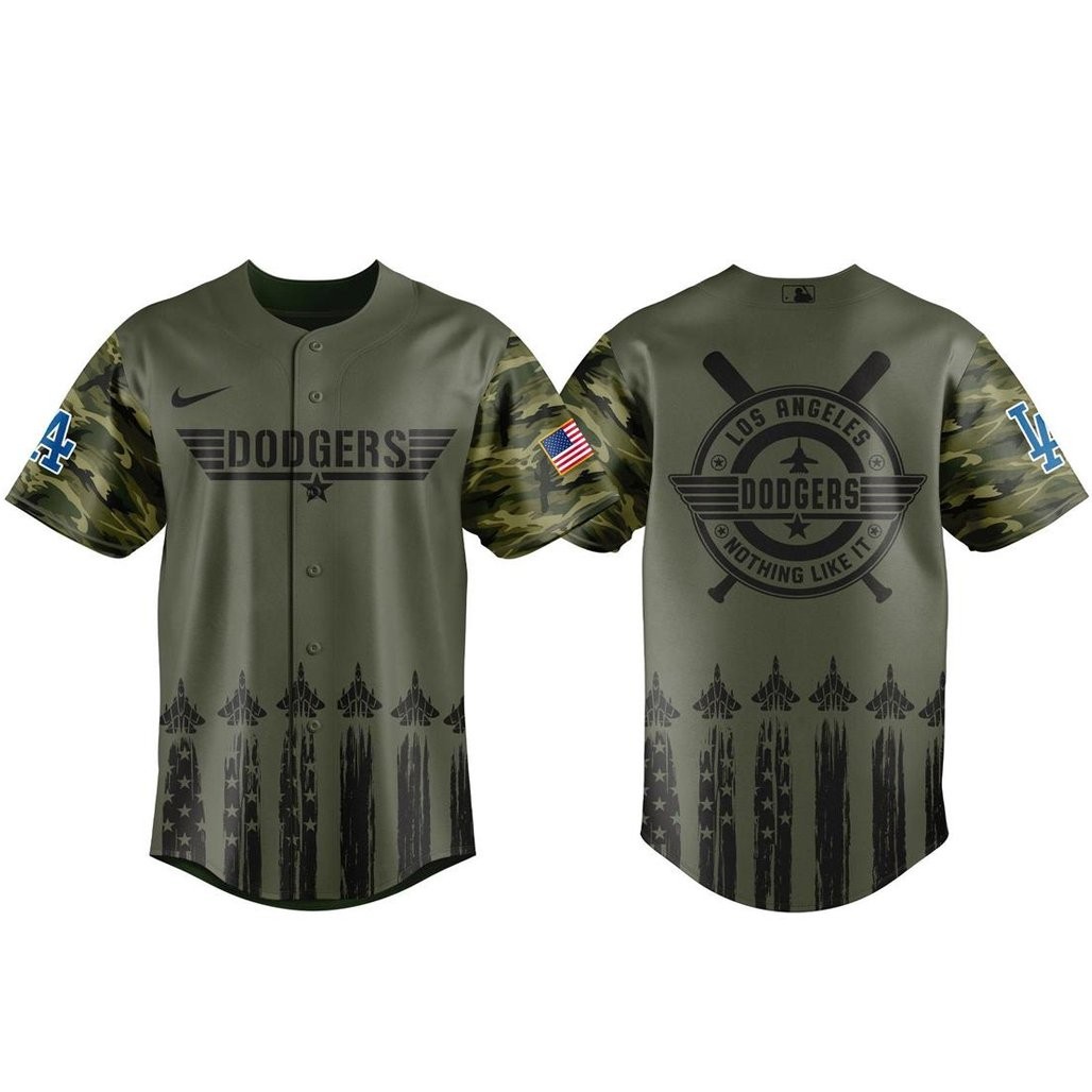 Los Angeles Dodgers x Top Gun Night 2026 Baseball Jersey