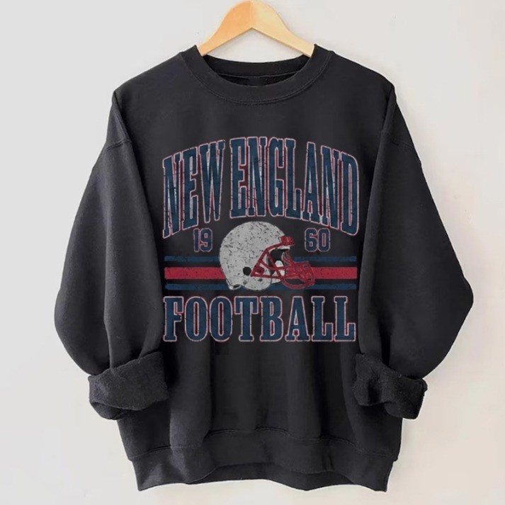 Musemora - Unisex New England Patriots Sweatshirt - Football