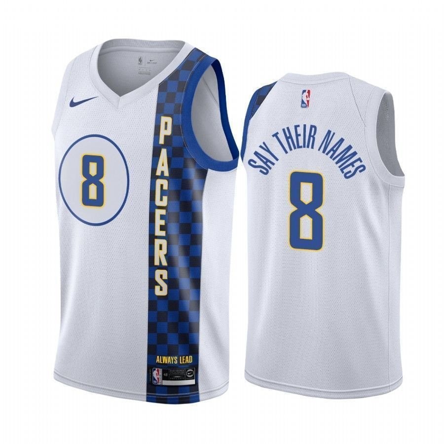 Justin Holiday Say Their Names Pacers City Multicolor Jersey Unisex