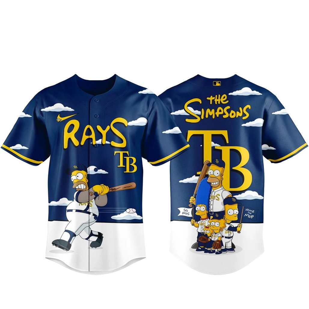 Tampa Bay Rays x The Simpsons Wonderbat 2026 Baseball Jersey