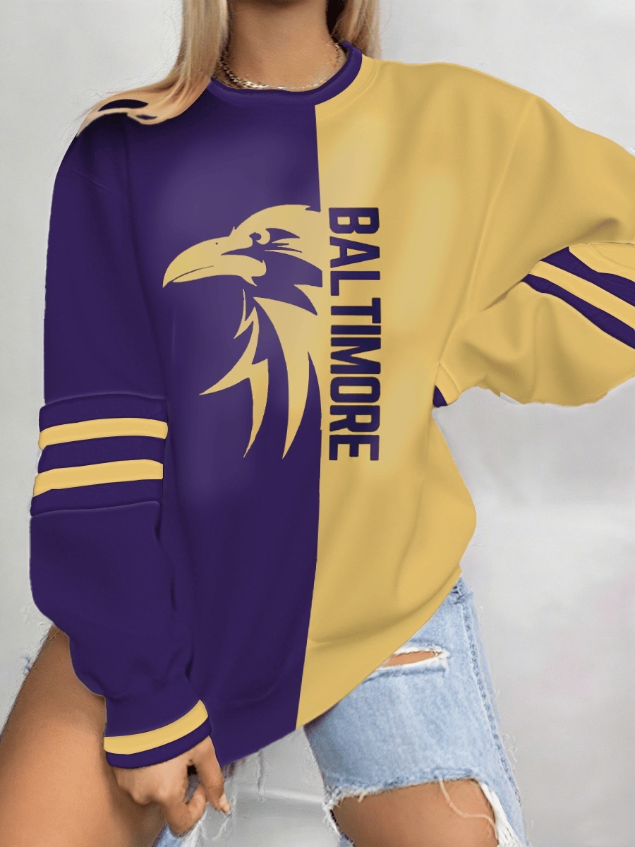Musemora - Unisex Baltimore Ravens Sweatshirt - Mascot