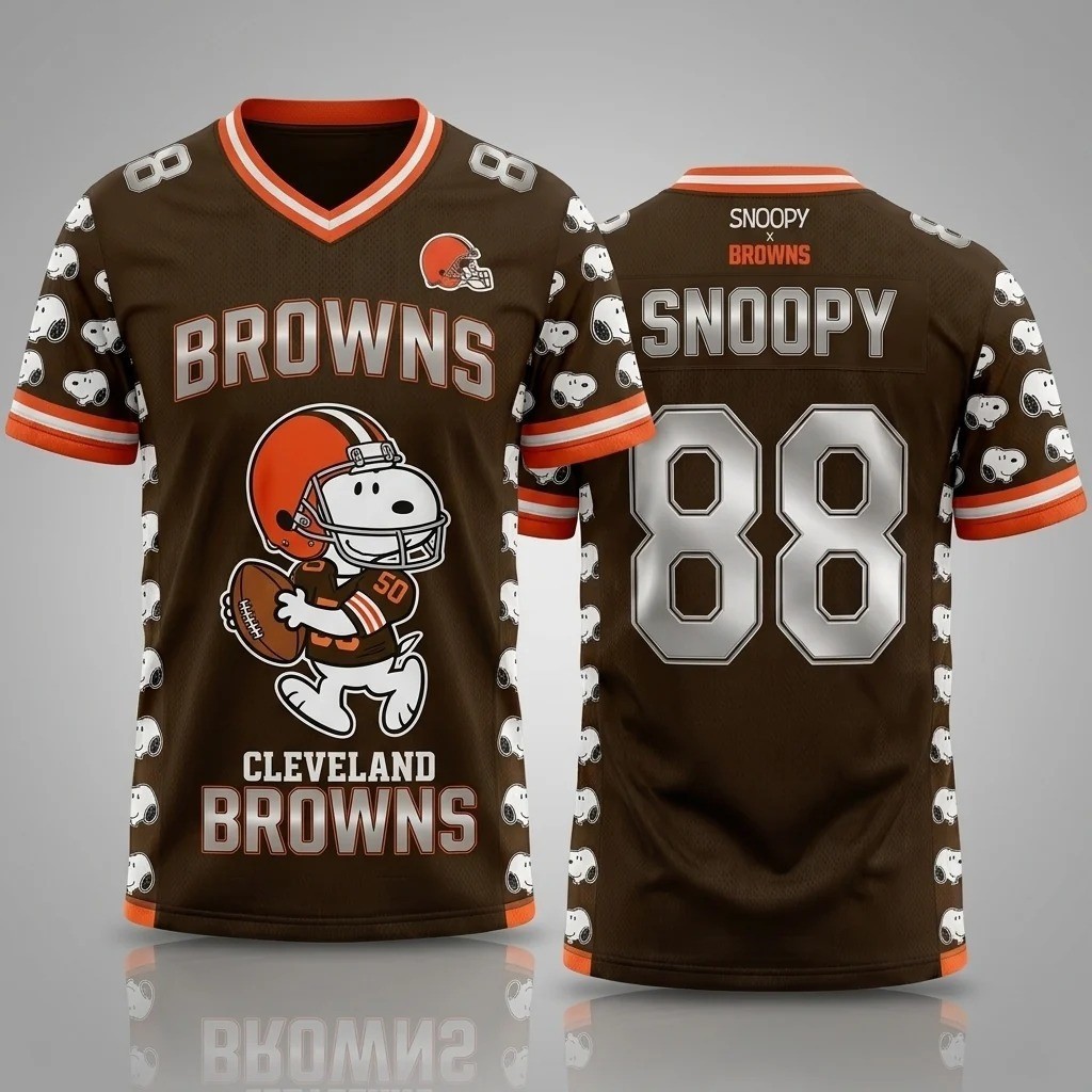 Musemora - Unisex Cleveland Browns Jersey - Game Day Football
