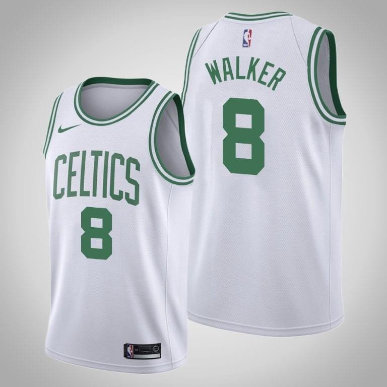 Men's Boston Celtics Kemba Walker 8 White Association Jersey - Men Jersey