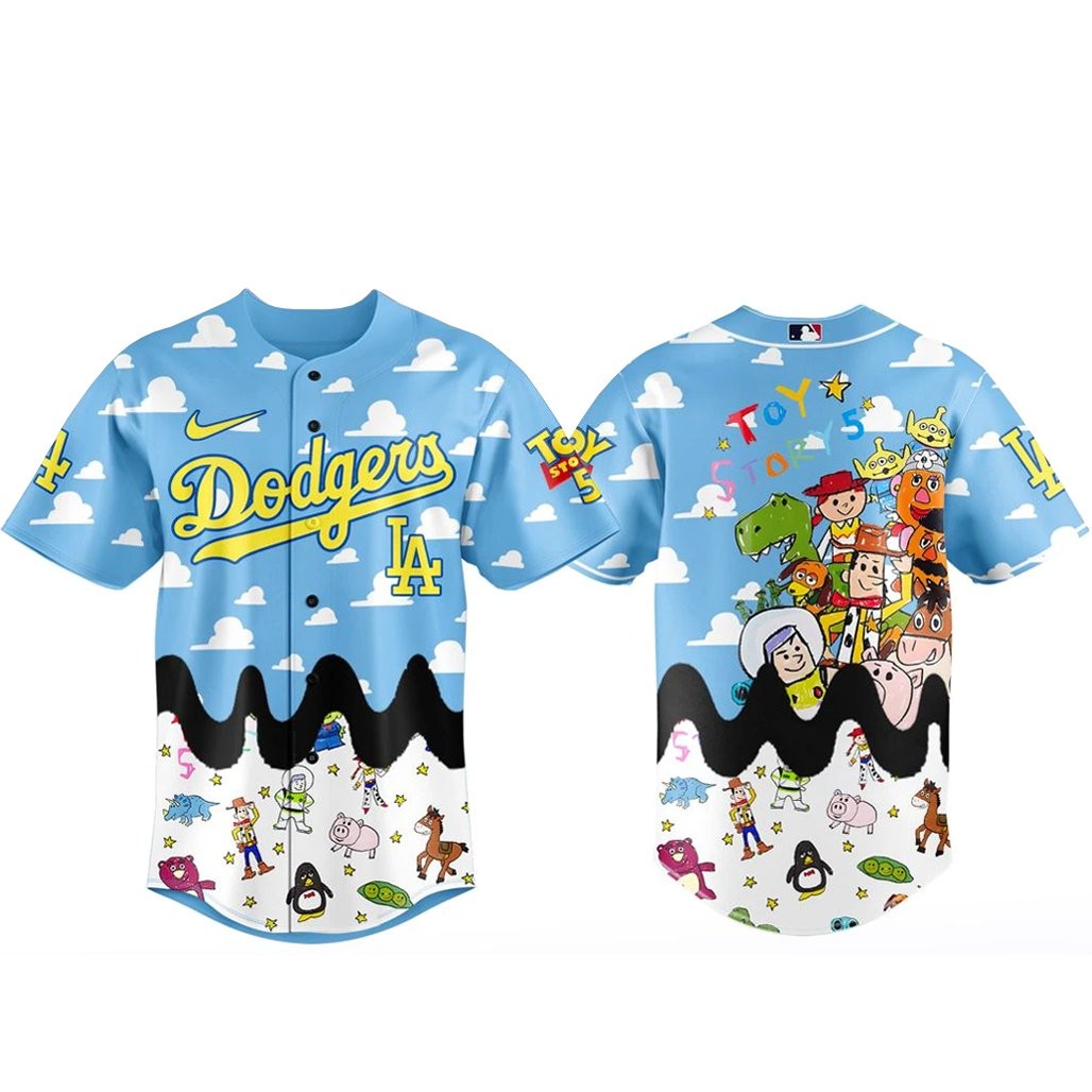 Los Angeles Dodgers x Toy Story 5 Baseball Jersey Version 2