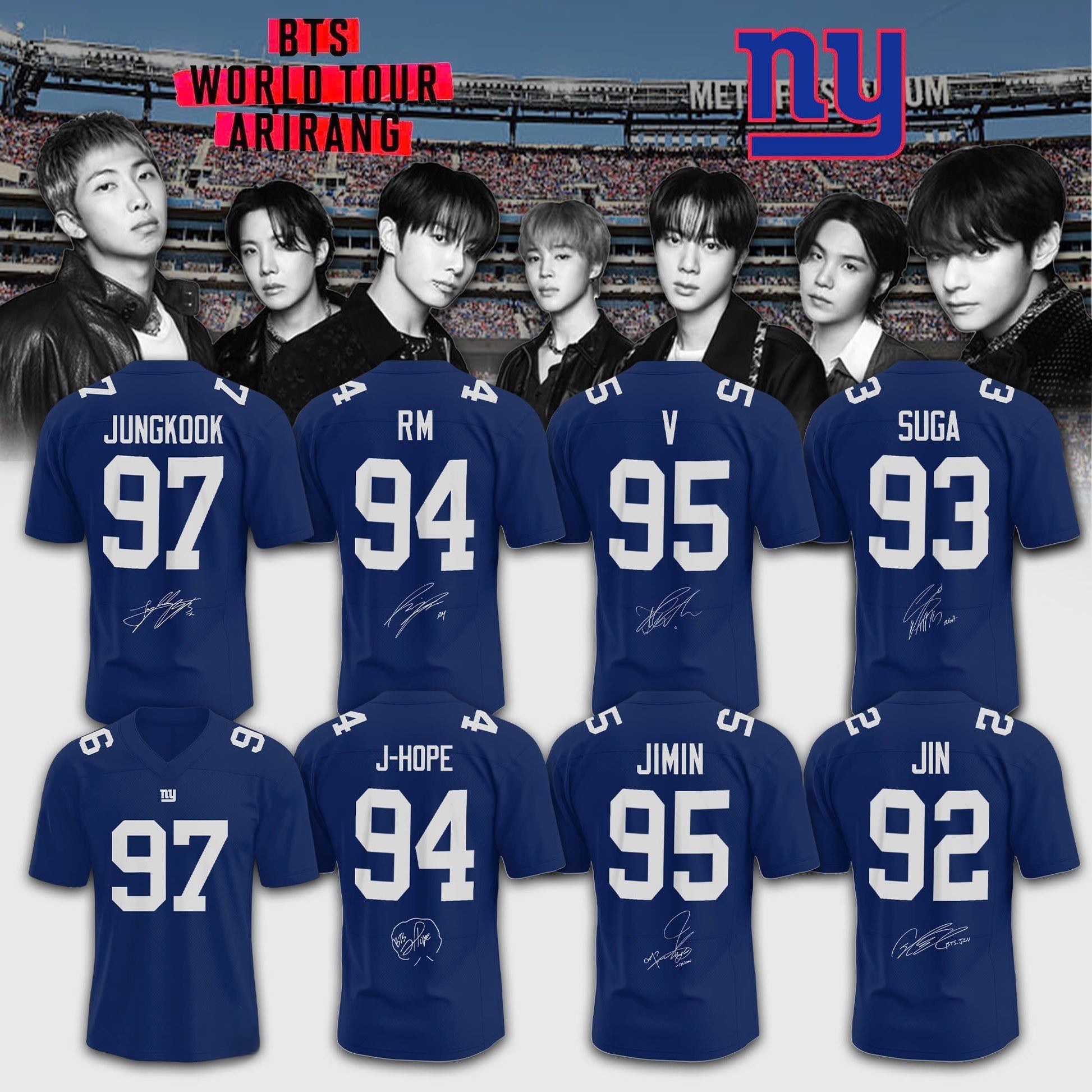 Musemora - Unisex New York Giants Jersey