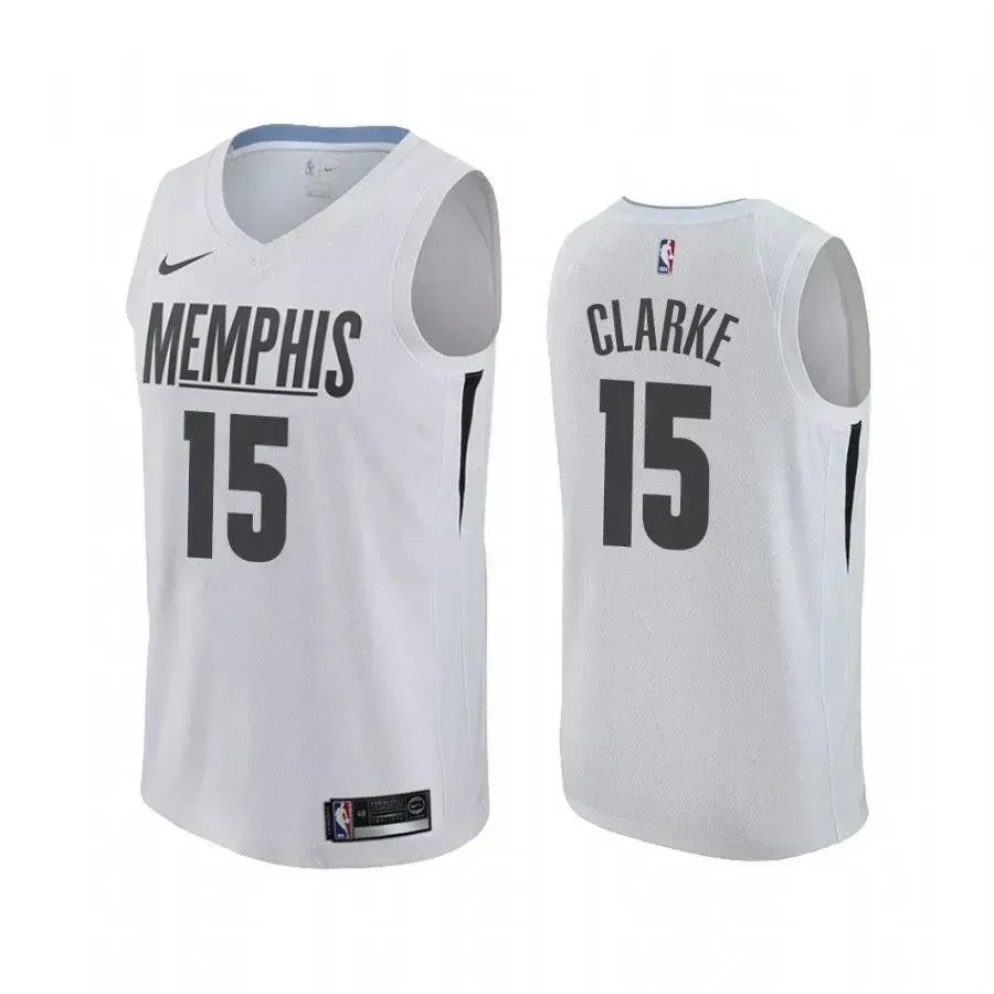 Men's Brandon Clarke MLK Day Grizzlies Honor King White Jersey