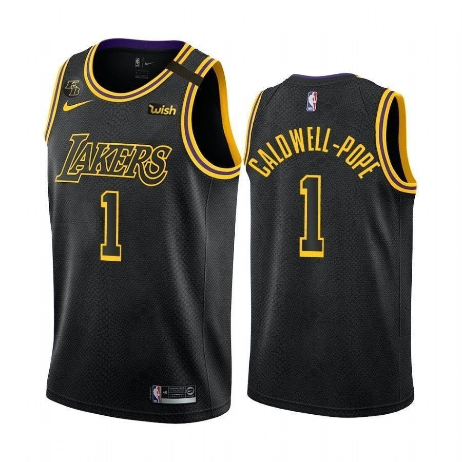 Los Angeles Lakers Kentavious Caldwell-Pope Black Mamba Inspired City Jersey Unisex