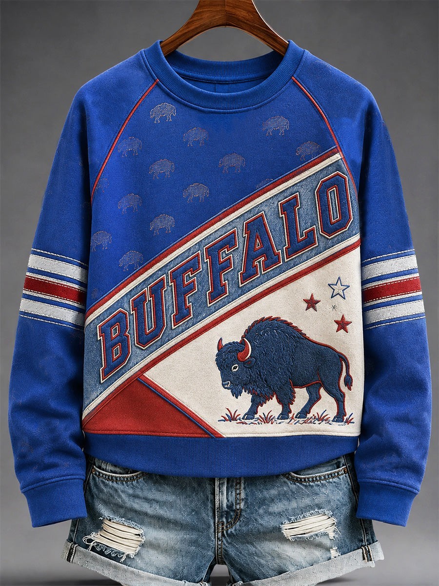 Musemora - Unisex Buffalo Bills Sweatshirt - Game Day Football
