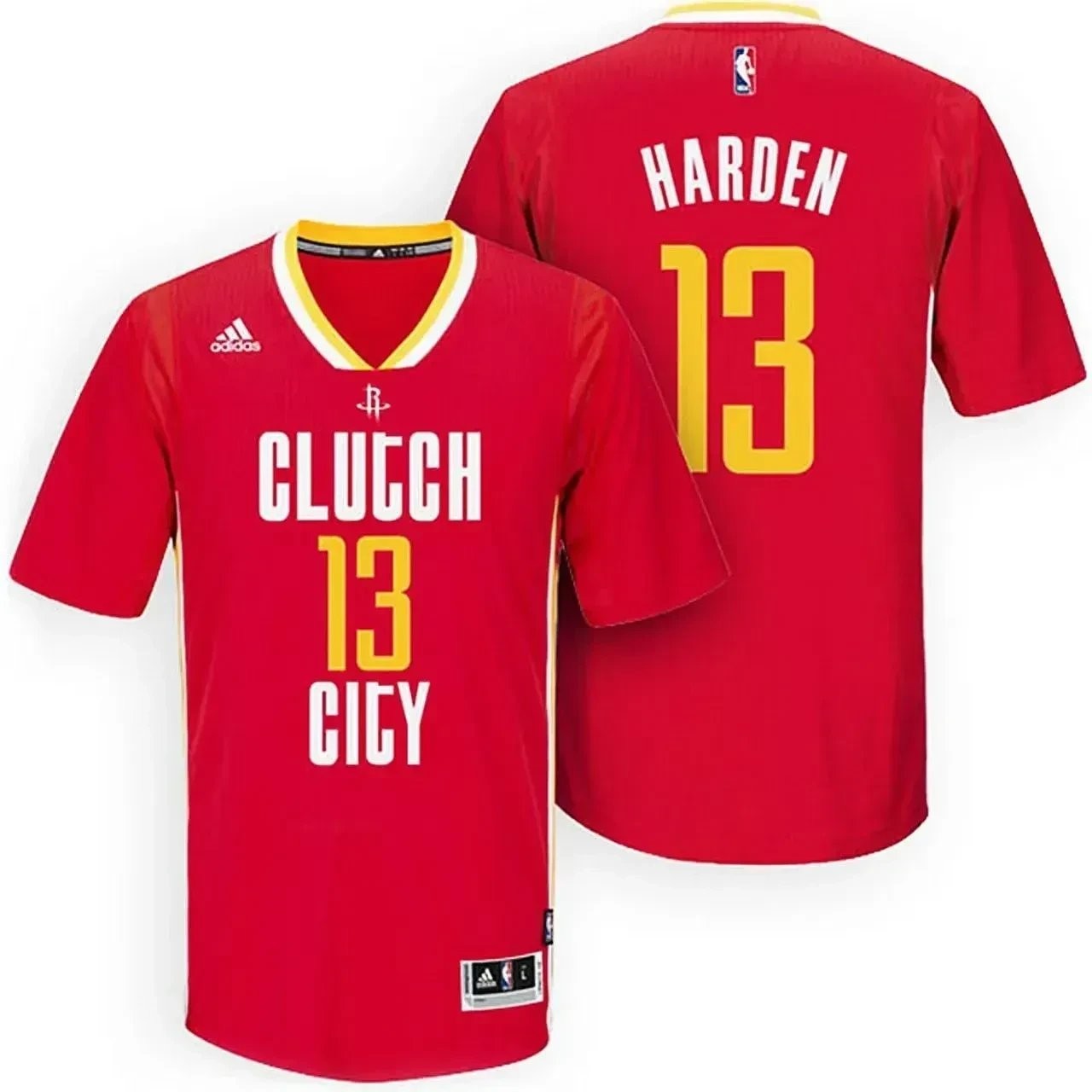 Houston Rockets 2015-16 James Harden Swingman Clutch City Pride Red Jersey Unisex