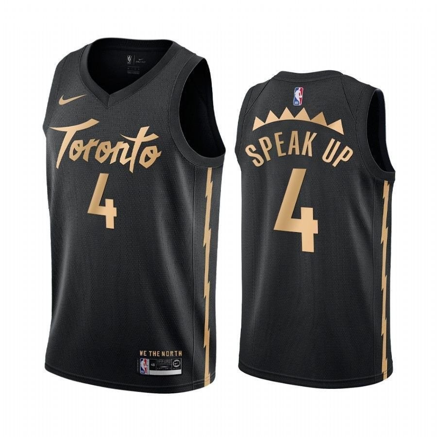 Rondae Hollis-Jefferson Speak Up Raptors City Unisex Jersey Multicolor S-3XL