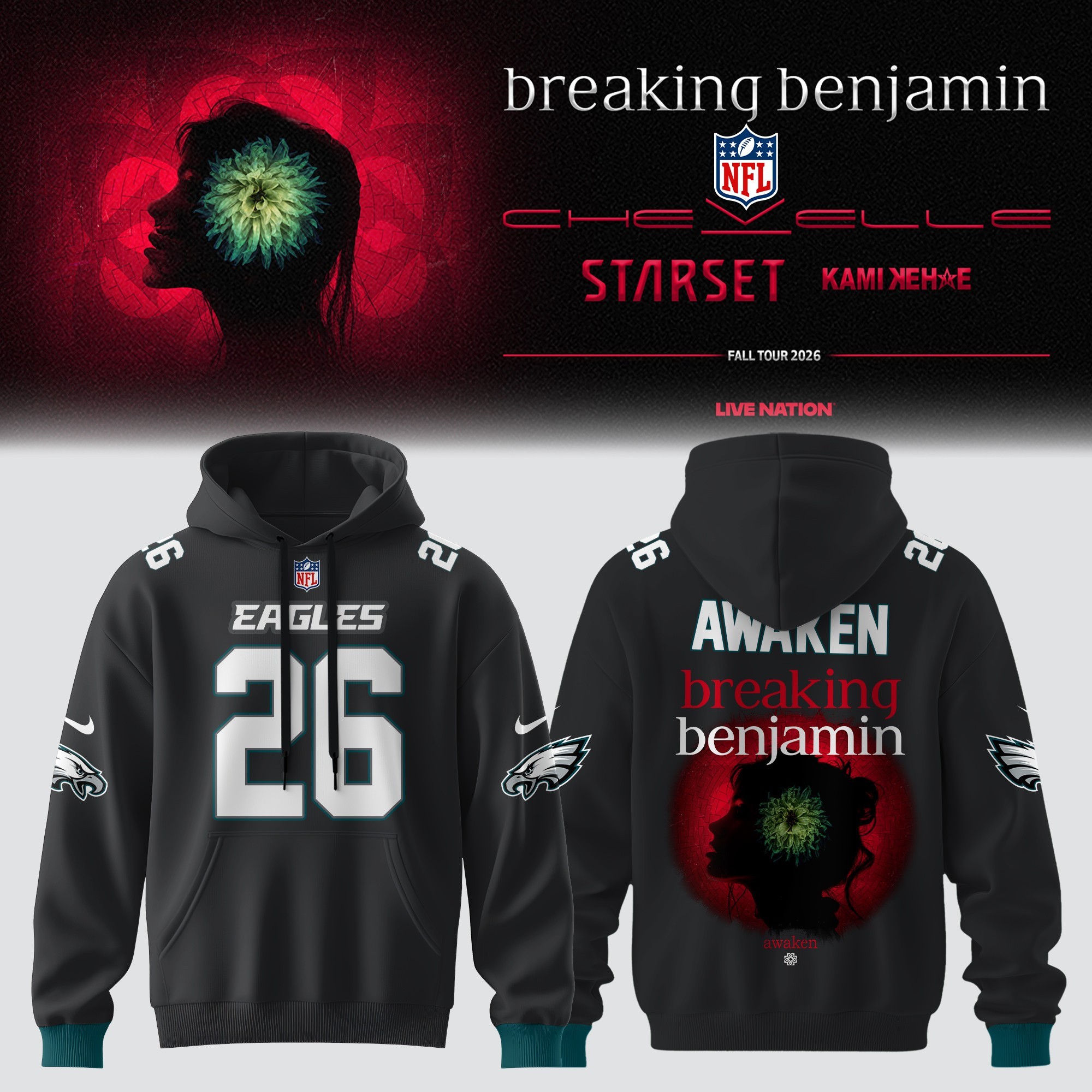 Musemora - Unisex Philadelphia Eagles Hoodie - Football