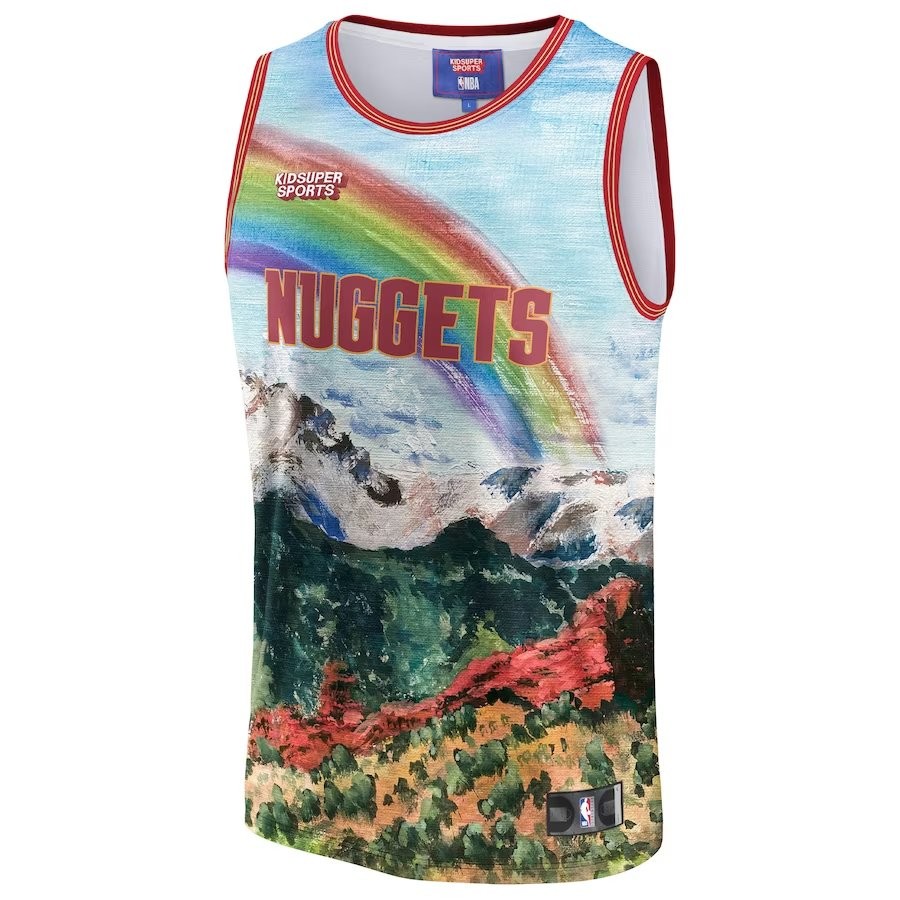 Denver Nuggets NBA & KidSuper Studios Unisex Hometown Jersey - Blue - Image 2