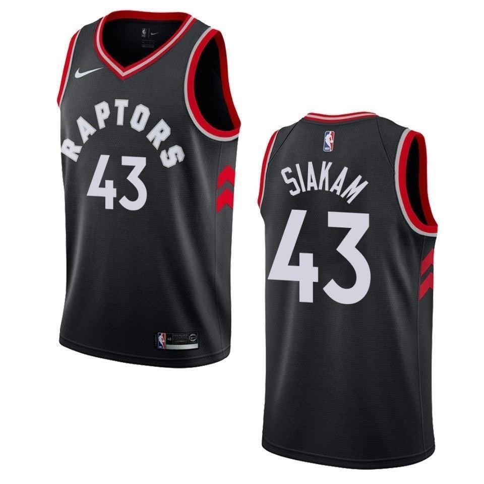 Men's Toronto Raptors Pascal Siakam 43 Statement Swingman Jersey Black